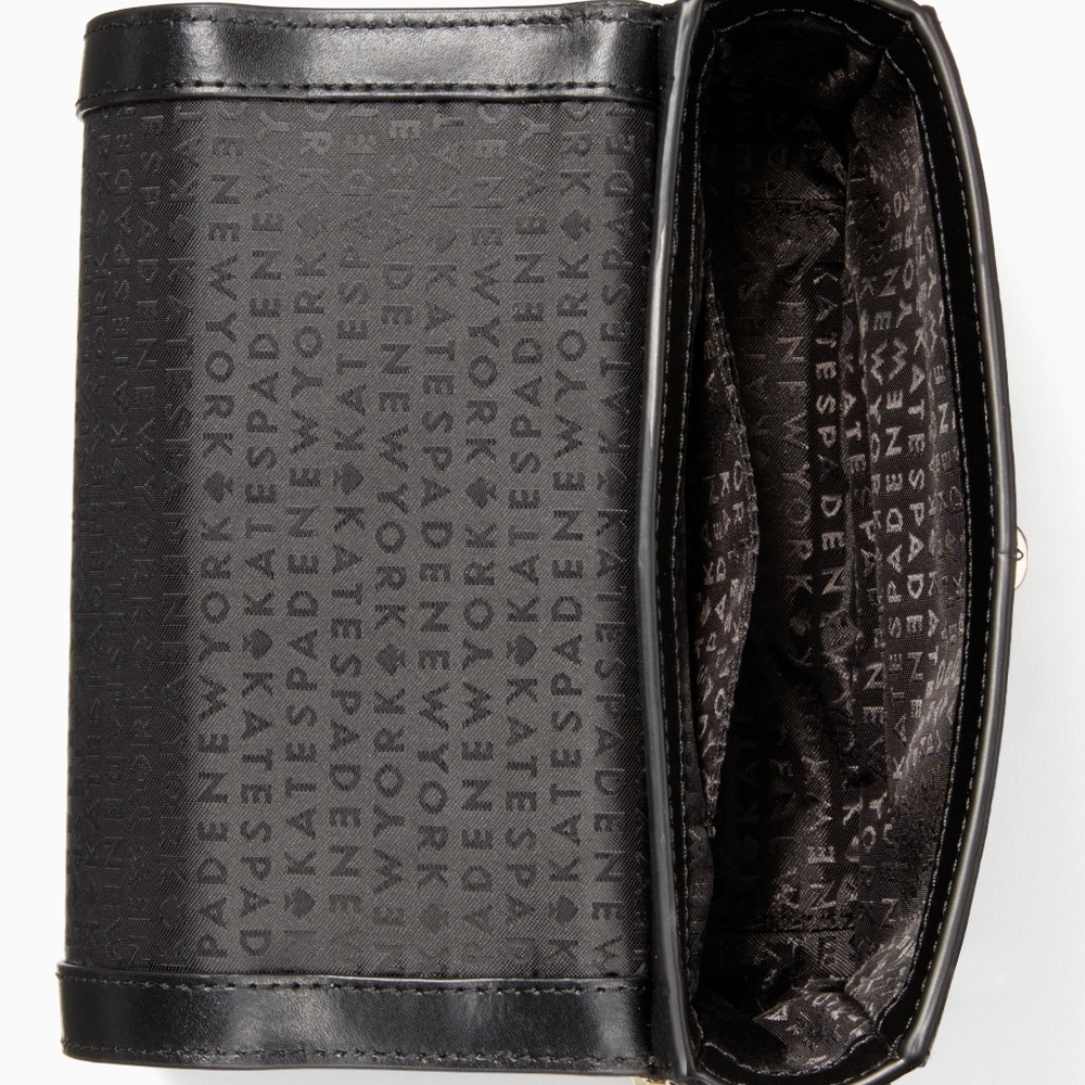 SOLD OUT! kate spade MINI Bag Pearl Black Shoulder Purse - Picture 6 of 7